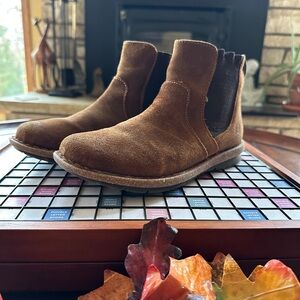 Born Brown Suede Ankle Boots